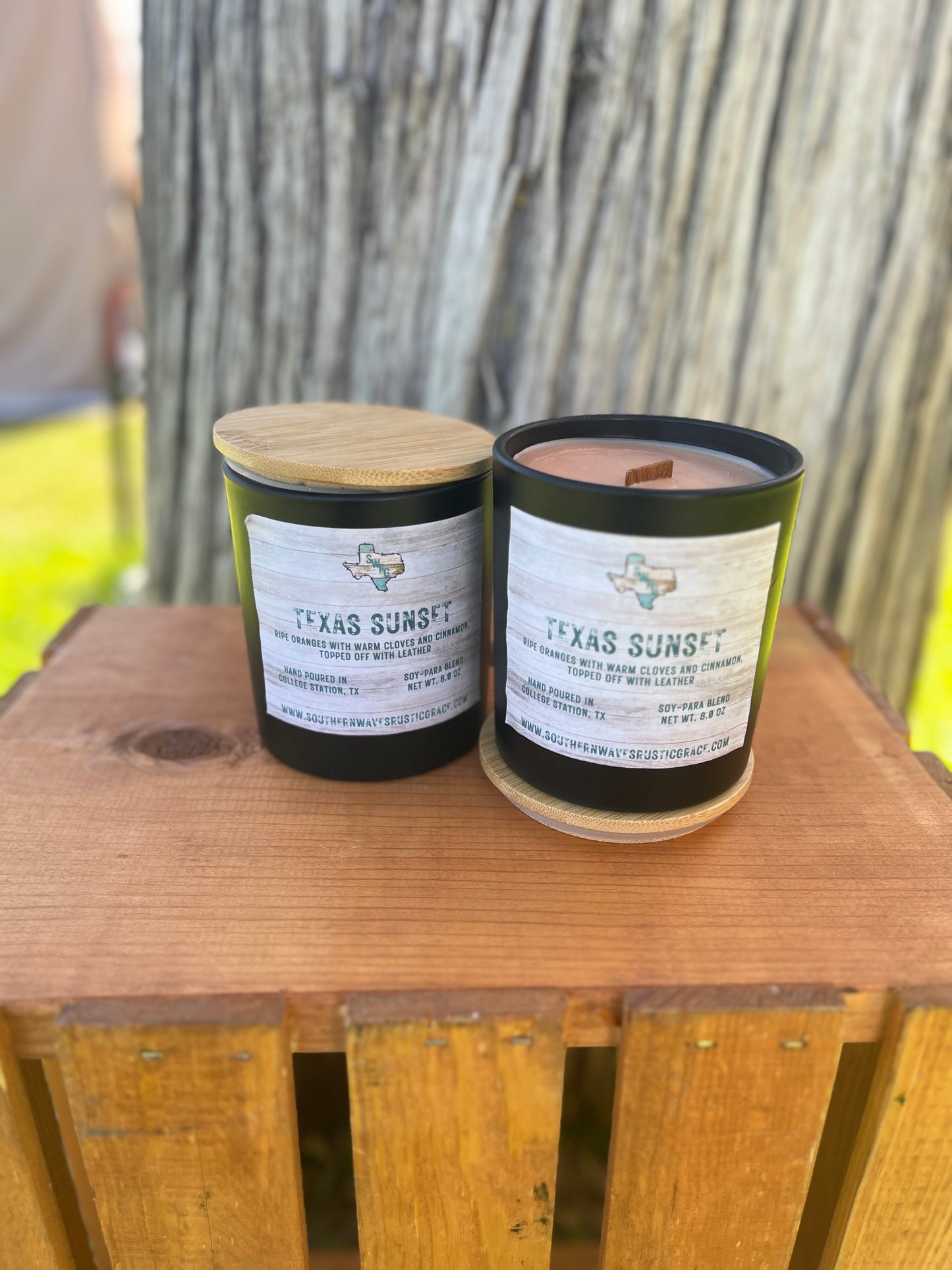 Texas Sunset Candle